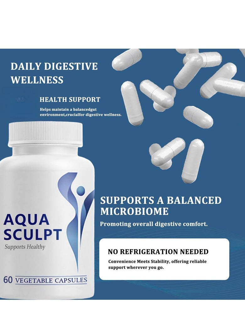 أكوا كبسولات أكوا، القوة القصوى، أكوا سكلبتدعم التحكم في الوزن الصحي ， تركيبة تقليدية وعلمية (1 عبوة) - Image 5