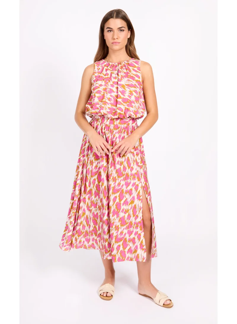 ليتل مسترس Printed High Waist Skirt