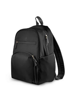 JuJuBe JuJuBe New Deluxe Diaper Bag Backpack with Portable Changing Pad, Baby Stroller Straps, Large Travel Backpack for Boy or Girl, For Carrying Baby Bottles, Baby Wipes, Diapers, Pacifiers, Black  - Image 1