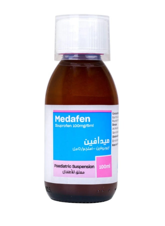 Medpharma Medafen Paediatric Syrup 100ml | Fever & Pain Relief for Children - Image 3