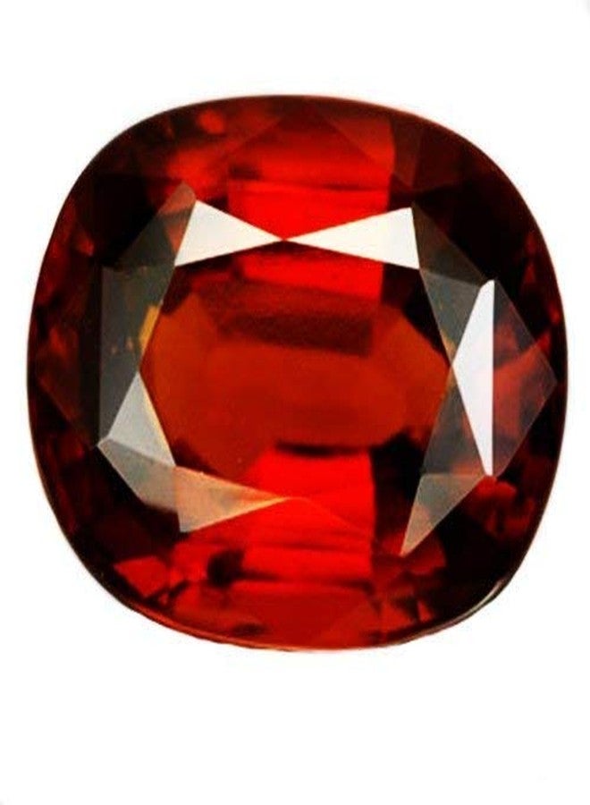 GEMS RIVER AAA+++ Rated Gomed Stone Original Certified Hessonite Ratan 1.85 Carat 2.25 Ratti Lab Tested Real Geniune Srilankan Best Gomedhikam Chakram Pure Rashi Ratan Garnet Stone (J253) - Image 1