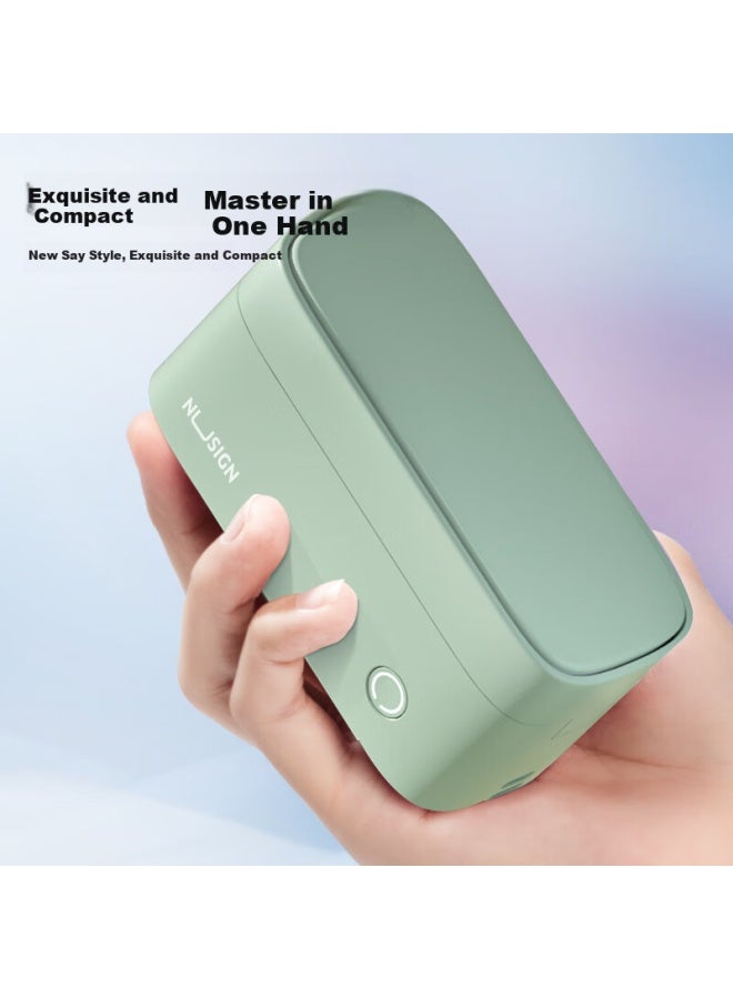 Deli Q1 Green Portable Thermal Label Printer For Home Use, Journal Name Tags, Storage Labels, Price Tags, Food Labels Printer With Mobile Bluetooth Connectio - Image 4