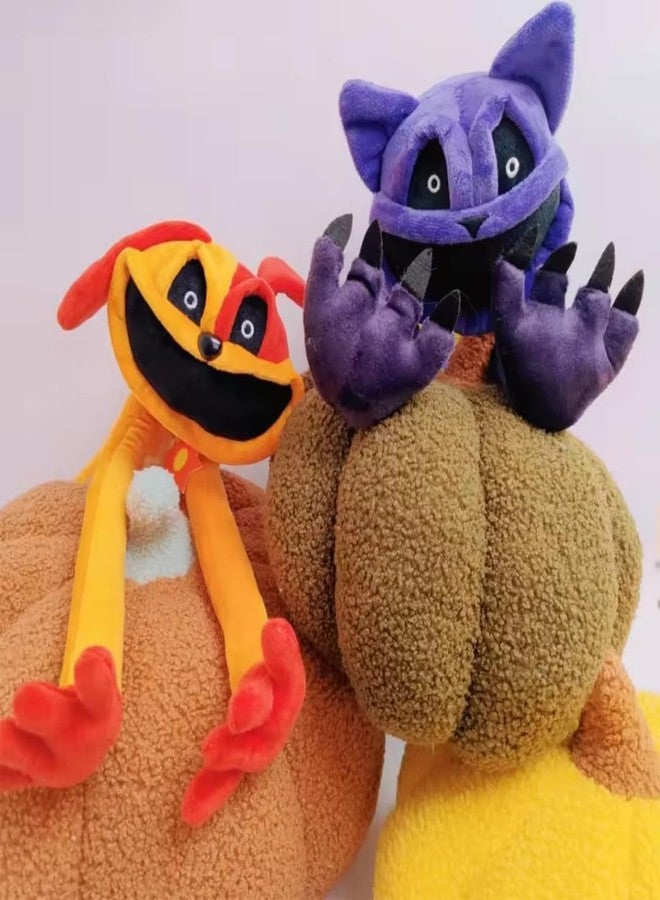 TechMax Solution Cute Orange Big Smile Dog Plush - Image 4