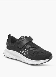Kappa Boys' Logo Detail Sports Shoes with Hook and Loop Closure  - Image 2