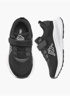 Kappa Boys' Logo Detail Sports Shoes with Hook and Loop Closure  - Image 1