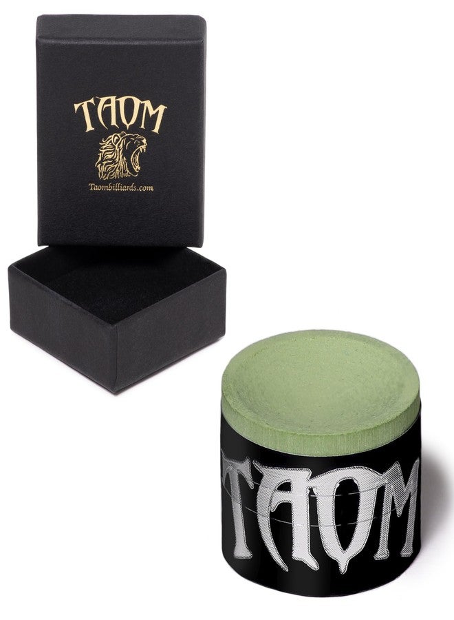 TAOM V10 Billiard Pool Cue Premium Chalk Green in Branded Box - Image 1