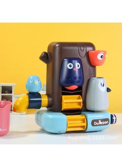 Generic Water Play Toy Bird Tree House Clouds Elephant Rainbow Children Baby Bathing Soothing Water Spray Rotating Gifts-Color:Bird Tree House-Specifications:English Window Box  - Image 2