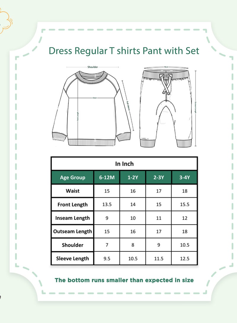 LUAY Unisex 100% Bamboo based Ultra-Soft fabric Sweatshirt_pant Set_Cream  - Image 4