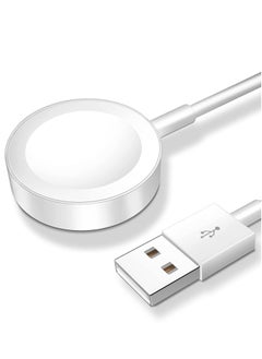 ELTRAZONE 𝟐𝟎𝟐𝟐 𝐔𝐩𝐠𝐫𝐚𝐝𝐞𝐝 for Apple Watch Charger Magnetic Fast Charging Cable [Portable] Magnetic Wireless Charging Compatible with Apple Watch Series Ultra/8/7/6/SE/SE2/5/4/3/2/1-[3.3ft/1M] White  - Image 1