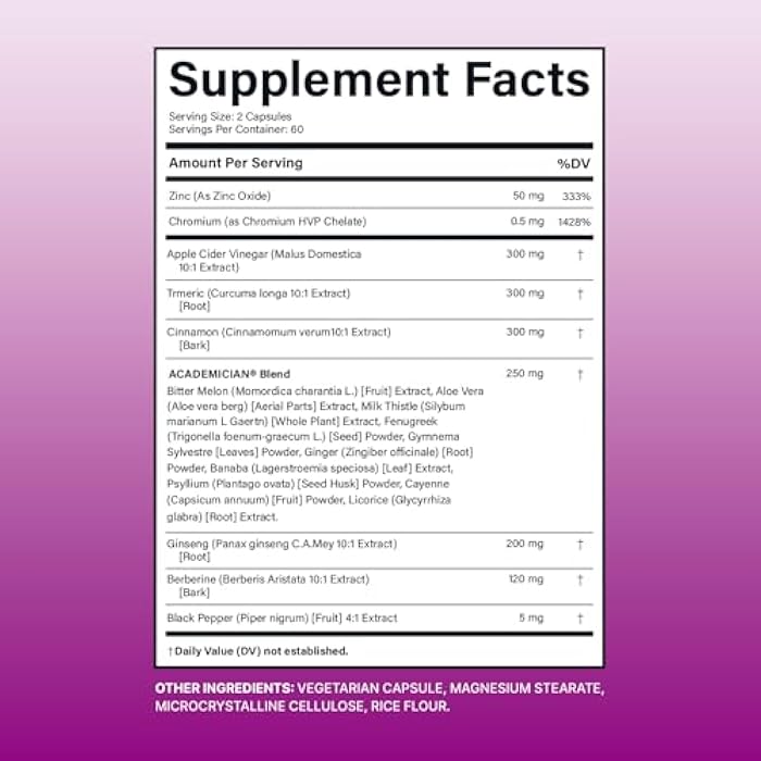 Apple Cider Vinegar Capsule with Turmeric Curcumin Capsules Ceylon Cinnamon Supplement Berberine Capsuel Panax Ginseng Supplement - 120 Count - Image 5