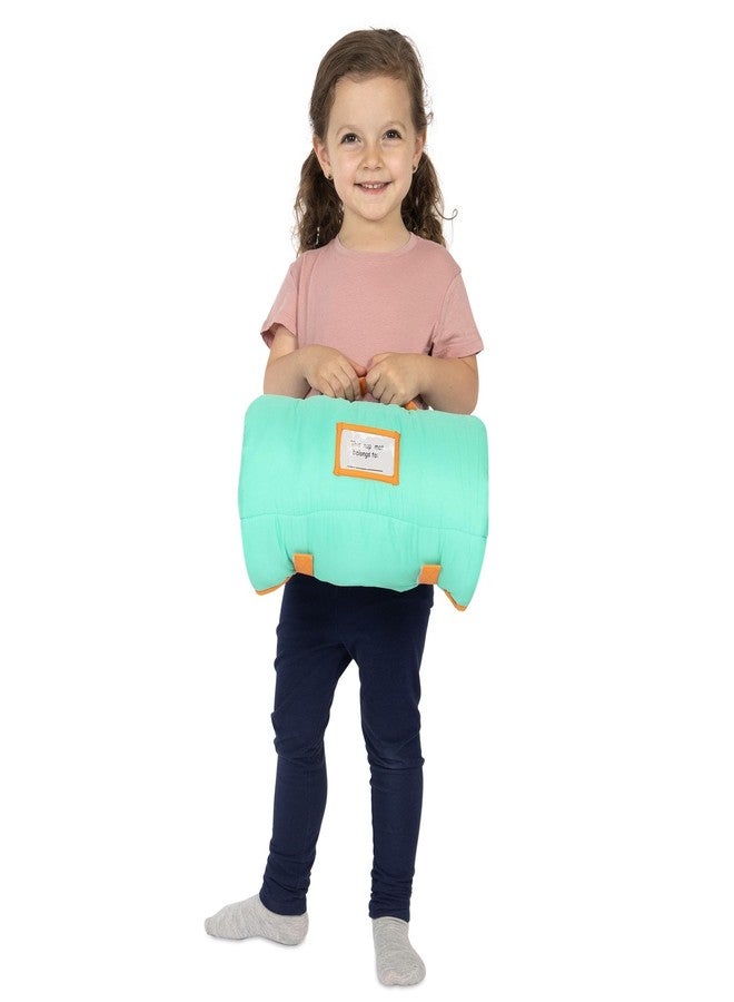 Ms. Rachel Farm Friends Toddler Nap Mat - Includes Attached Pillow and Fleece Blanket - Image 4