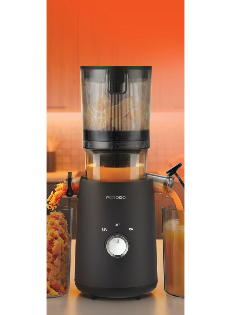 PORODO LIFESTYLE VYTA ELECTRIC AUTOMATIC  SLOW JUICER 150 W - BLACK - Image 4