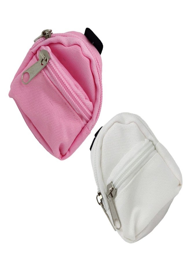 BESTonZON Mini Doll Backpack Decorative Doll Schoolbag Lightweight Miniature Backpack Toy for Dollhouse Accessories Photography Props - Image 1