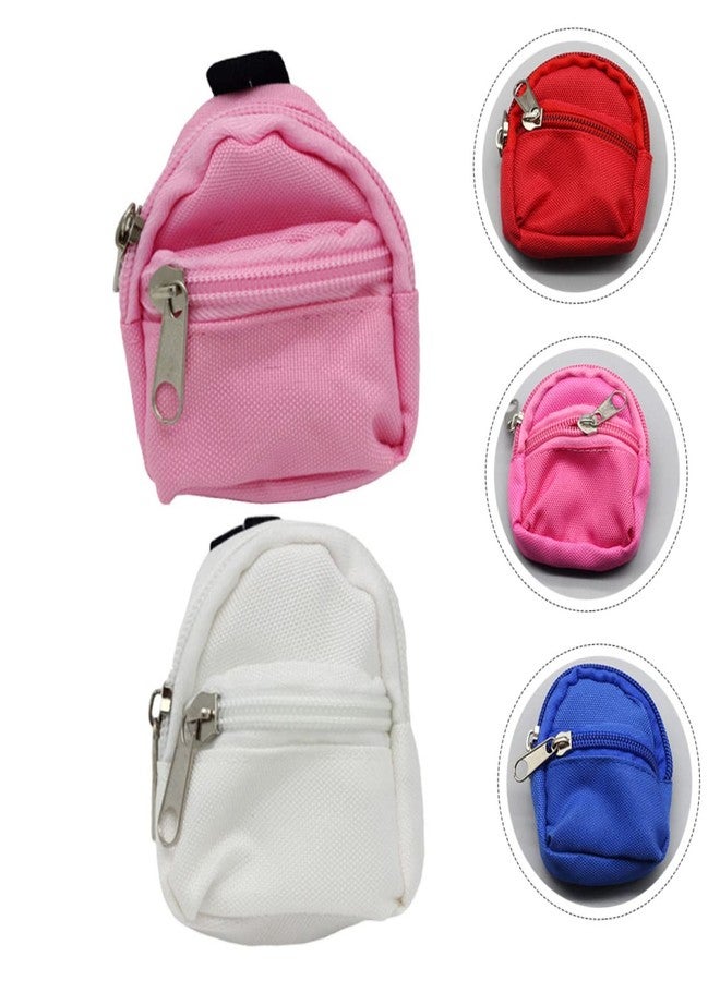 BESTonZON Mini Doll Backpack Decorative Doll Schoolbag Lightweight Miniature Backpack Toy for Dollhouse Accessories Photography Props - Image 5