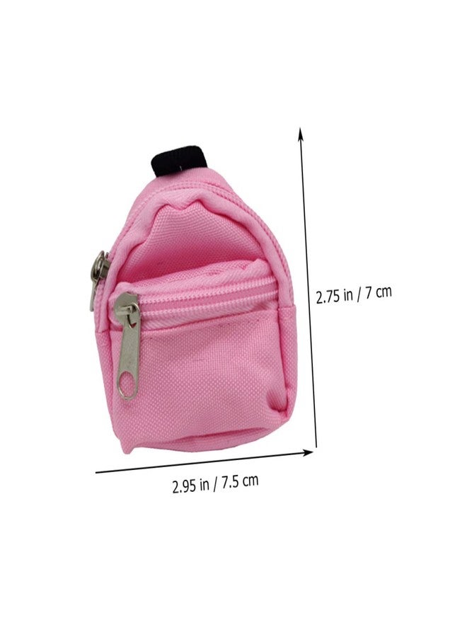 BESTonZON Mini Doll Backpack Decorative Doll Schoolbag Lightweight Miniature Backpack Toy for Dollhouse Accessories Photography Props - Image 4