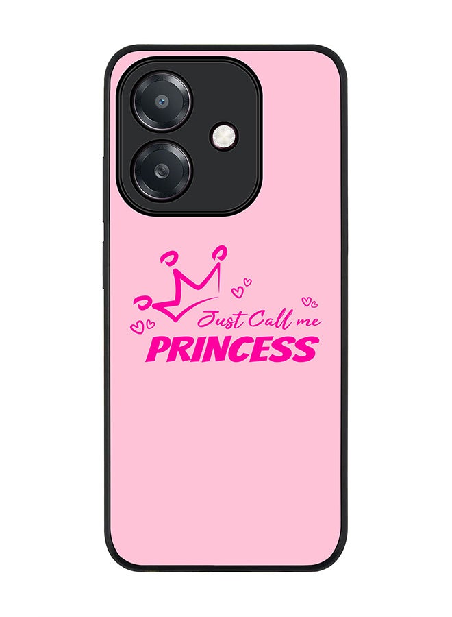 Stylizedd For Oppo A3x 4G / A3 4G Case,Slim fit Camera Protection, Shockproof Thin Phone cover - Just call me princess - Image 1