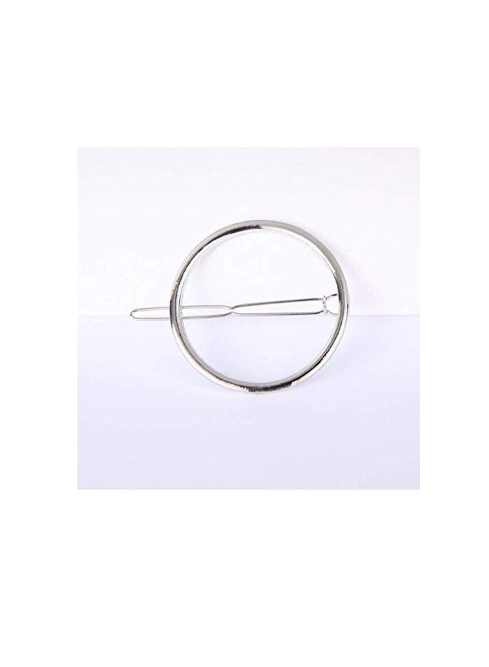 Aeyistry Minimalist Dainty Hair Clips for Women Hollow Geometric for Women and Girls on any Occasion(2 Pcs,1 Gold & 1 Silver) - Image 1