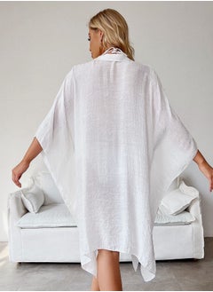 Generic Batwing Sleeve Beach Cover Up, Women Maxi Kimono Beach Dress, Beach Coverup, Women's Long Clothes, for Evening Wear, Summer Wear, One Size Fits Most  - Image 5