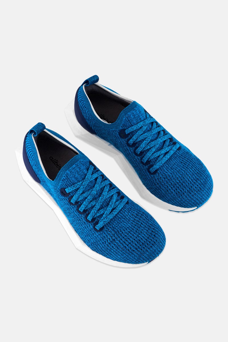 Allbirds Women Lace Up Casual Shoes, Teal Blue - Image 3