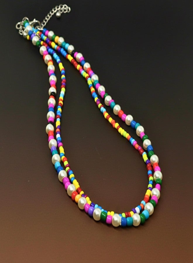 THE MEN THING RAINBOW BLISS - Multi-Layer Beads Necklace for Men & Boys (20 inch) - Image 3