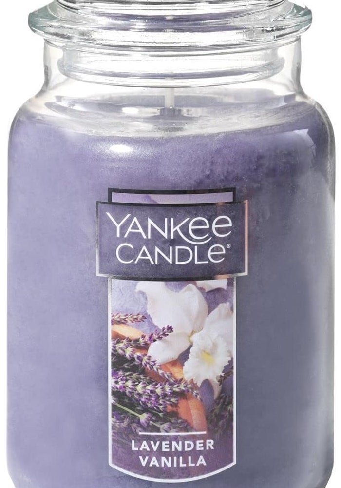Yankee Candle Lavender Vanilla Scented Jar Candle - Classic Large 22 oz - Image 1