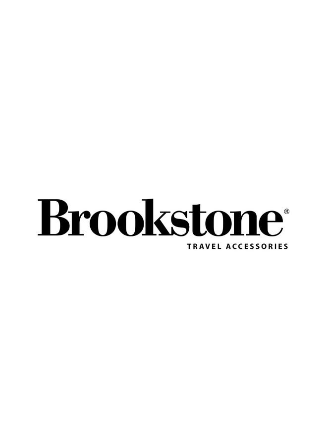 Brookstone Travel Neck Pillow - Lightweight Fleece Casing U-Shaped Stuffable Memory Foam Travel Pillow for Sleeping and Neck Support, Black - Image 5