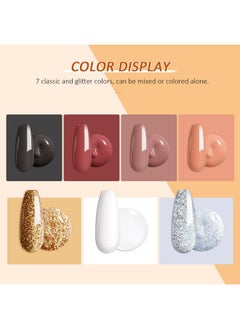 Poly Gel Nail Kit For Starter 7 Colors Glitter Poly Gel Nail Extension Nail Kit Slip Solution Nail Art Builder Nail Gel Allinone Poly Nail Gel Kit For Nail Manicure Beginner Diy At Home - pzsku/Z20A12652B3672F8BBD0EZ/45/_/1719251790/cf75848c-47b3-49bb-a108-d336693cbcef