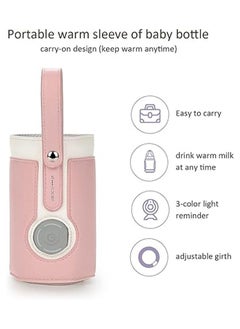 General Portable Baby Bottle Warmer 3 Levels Constant Temperature Warming for Breastfeeding Night Feeding Daily Use Travel  - Image 3