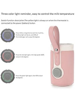 General Portable Baby Bottle Warmer 3 Levels Constant Temperature Warming for Breastfeeding Night Feeding Daily Use Travel  - Image 4