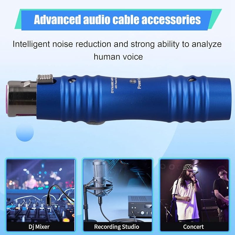 Mini 48V Dynamic Microphone Preamp Single Channel Activator Phantom Power Supply - Image 5