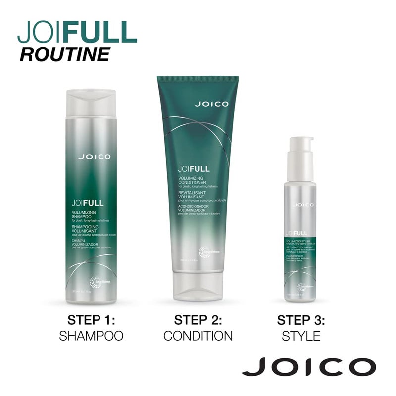 JOICO Joico JoiFULL Volumizing Conditioner | For Fine, Thin Hair | Add Instant Body | Long-Lasting Fullness | For Thicker Bouncier Hair | Boost Shine | With Lotus Flower & Bamboo Extract | 8.5 Fl Oz  - Image 5