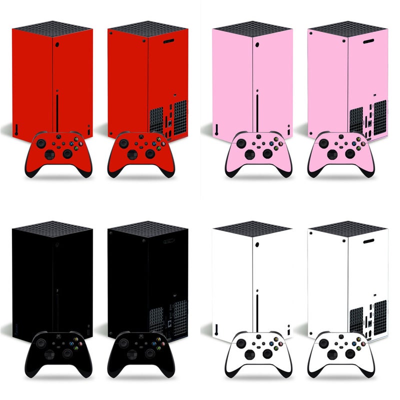 ملصق لجهاز Xbox Series X ملصق كامل الجسم ملصق لون نقي ملصق مقبض Xsx - Image 2