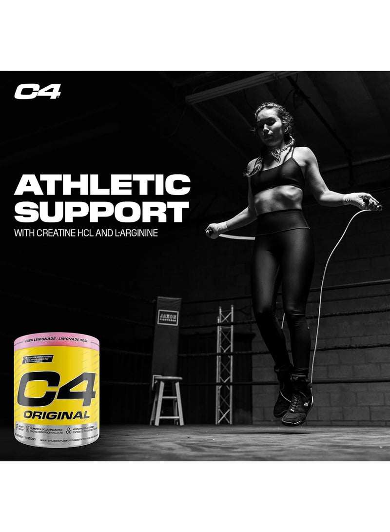 سيلوكور مسحوق الطاقة الأصلي قبل التمرين مكمل للرجال والنساء مع الكرياتين والكافيين ومعزز أكسيد النيتريك والستراتين والبيتا ألانين بنكهة الليمون الوردي - 50 حصة - قد يختلف التعبئة والتغليف - Image 2