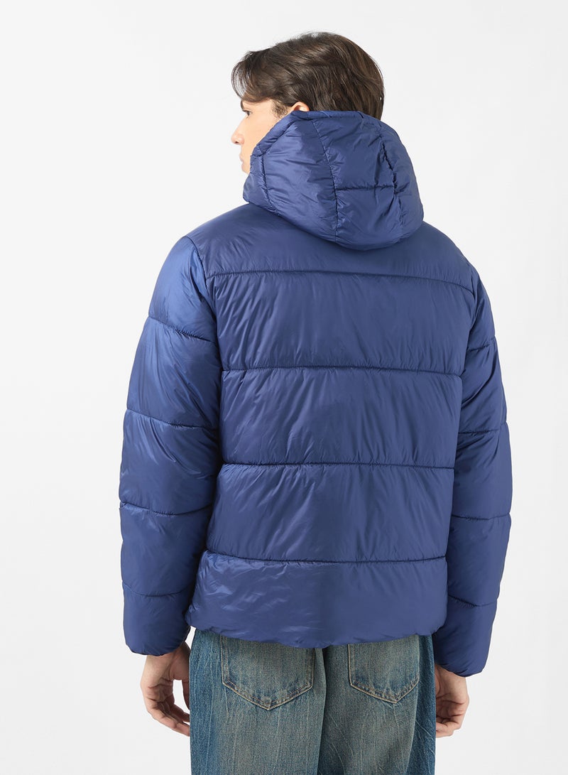JACK & JONES Essential Puffer Jacket With Hood - Image 2