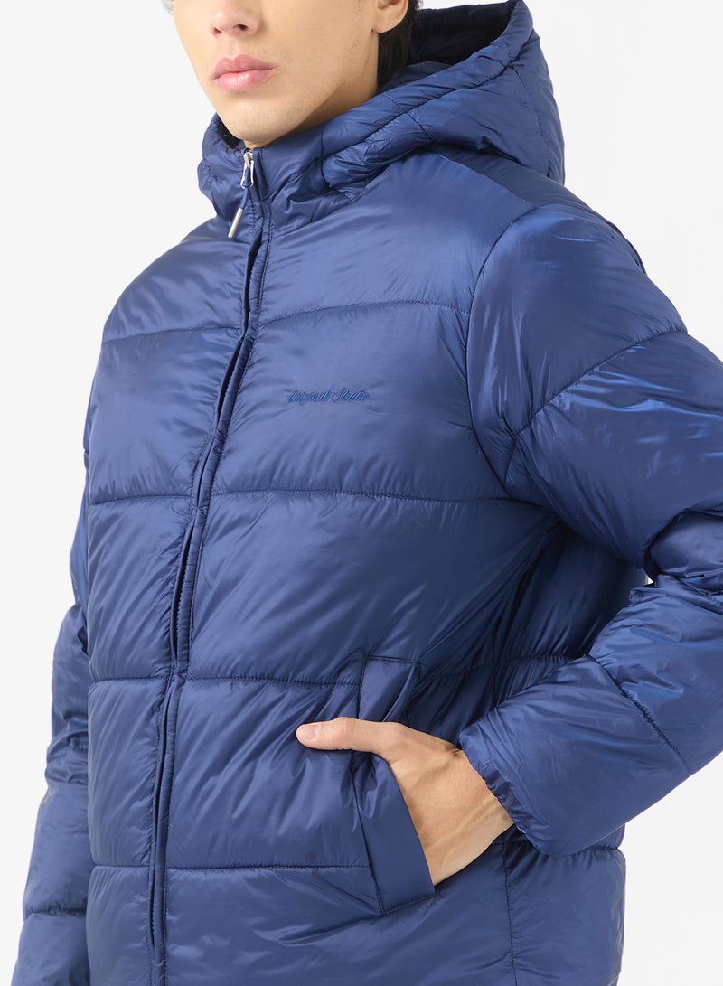 JACK & JONES Essential Puffer Jacket With Hood - Image 3