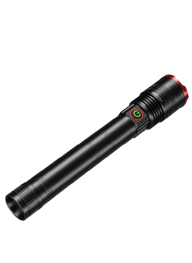 Seeken SEEKEN 2000L Zoomable Torch | Portable LED Flashlight | Travel-Friendly | Lightweight | Premium Design | High-Quality.  - Image 3