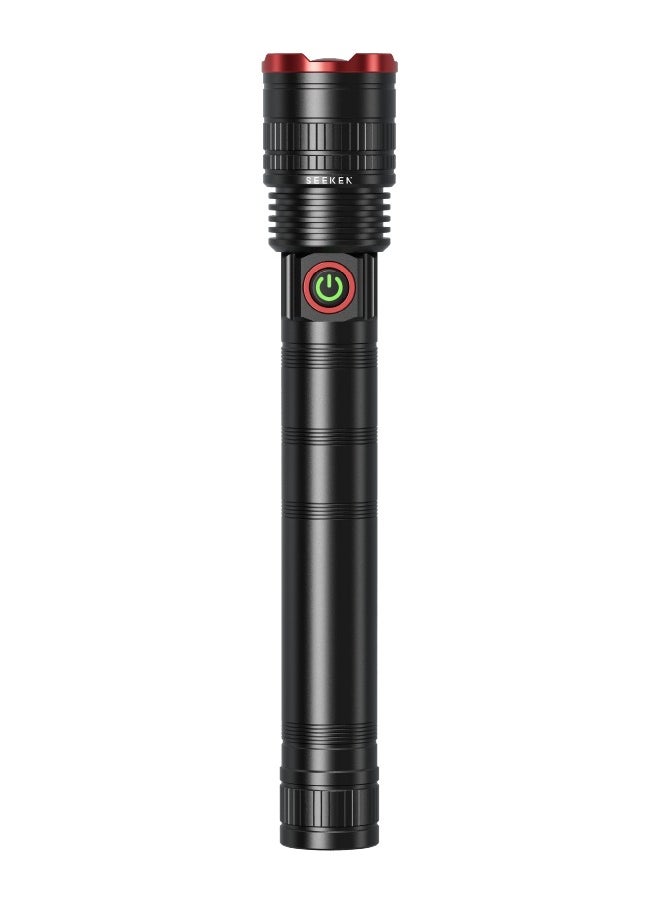 Seeken SEEKEN 2000L Zoomable Torch | Portable LED Flashlight | Travel-Friendly | Lightweight | Premium Design | High-Quality.  - Image 1