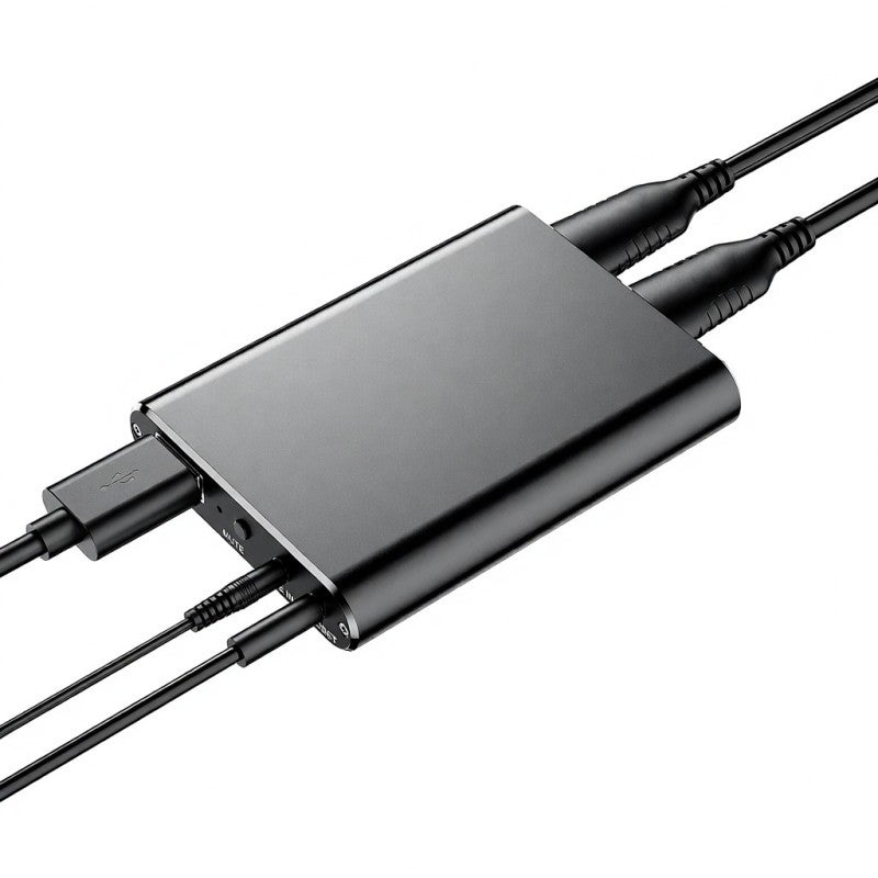 إزكاب صندوق تسجيل 1080P عالي الدقة - بطاقة التقاط فيديو USB 3.2 - صندوق التقاط Game Link U3 من سبائك الألومنيوم مع مدخل ميكروفون للمزج لبث الألعاب وتدفقها - Image 2
