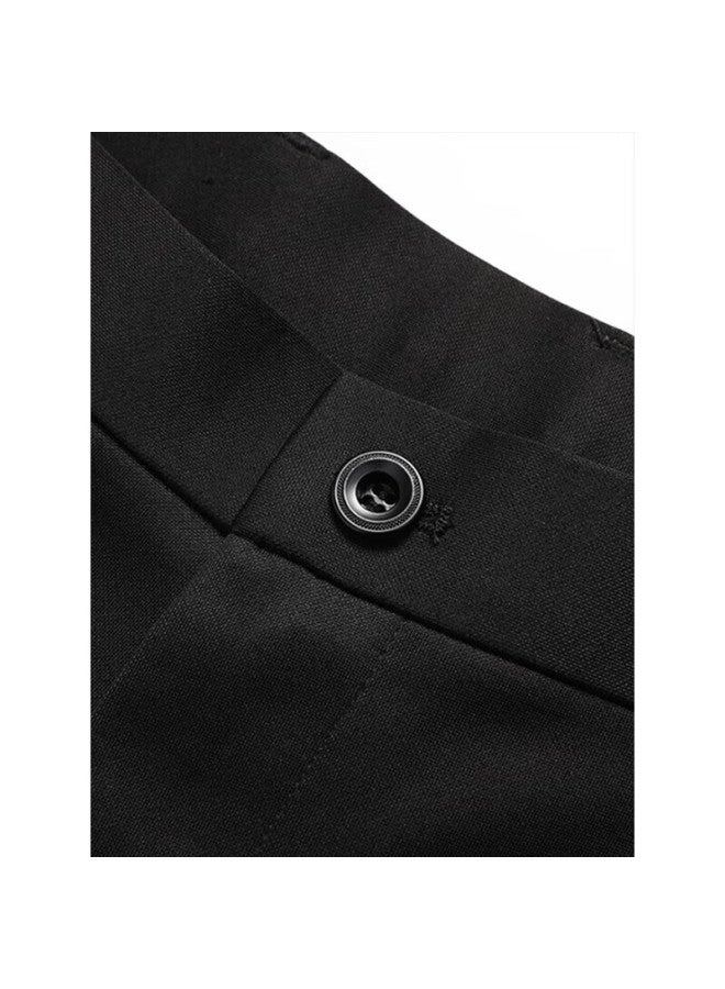 Romon Casual Pants For Men, All-season Trendy Dress Pants, Loose-fitting Business Casual Elastic Versatile Trousers For Young And Middle-aged Men, Blue, Size 30 - Image 5
