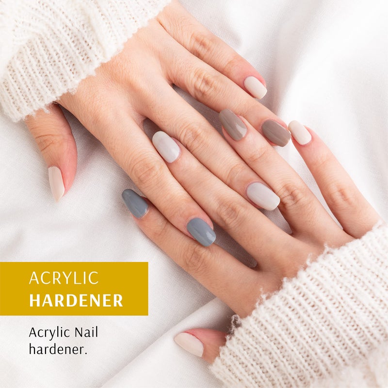 Pronto Acrylic Nail Hardener - Clear Top Coat Nail Polish for Nail Strengthening and Protection | Quick Dry Clear Polish Top Coat for Glossy & Shiny Finish | No Wipe, No UV Lamp, 11.5mL (Pack of 1) - Image 2