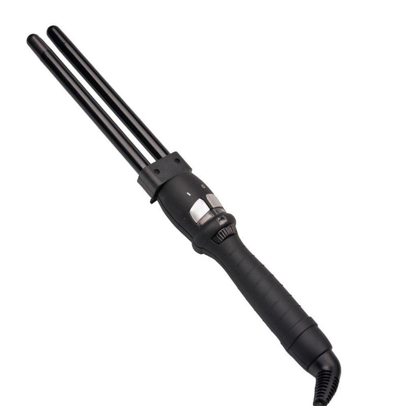 JINDIN Wavy Curling Iron Double Barrel Hair Curler 2 Barrel Ionic Hair Waver Ceramic Curling Wand16mm Crimper Iron Beach Waving Curler Hot Styling Tools