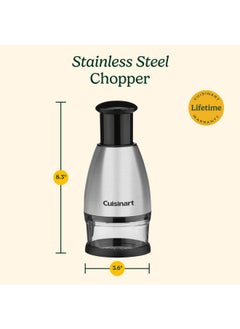 Cuisinart Cuisinart Chopper, Stainless Steel/Black, CTG-00-SCHP, 8.2" x 3.9" x 3.9"  - Image 4