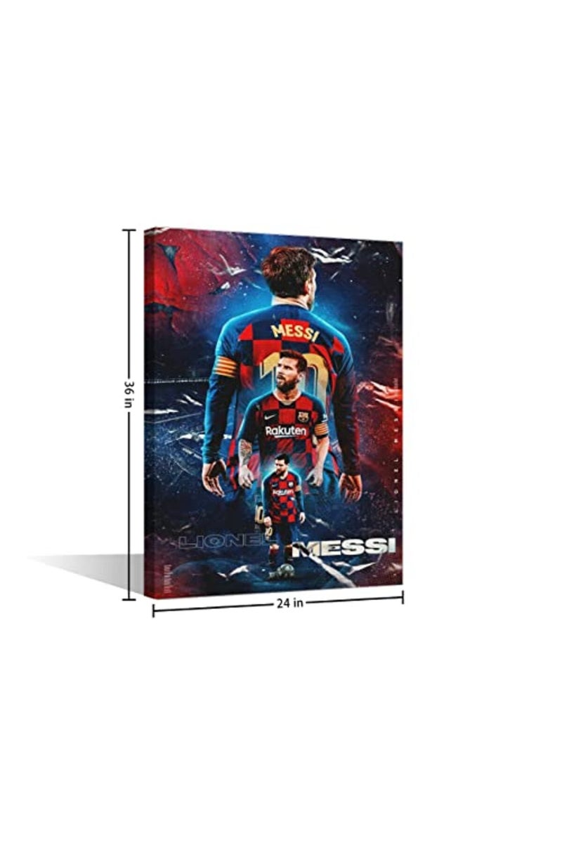 TISHIRON Lionel Messi Posters Canvas Wall Art Prints Painting FC Giant Modern Footballer Artwork - Image 4