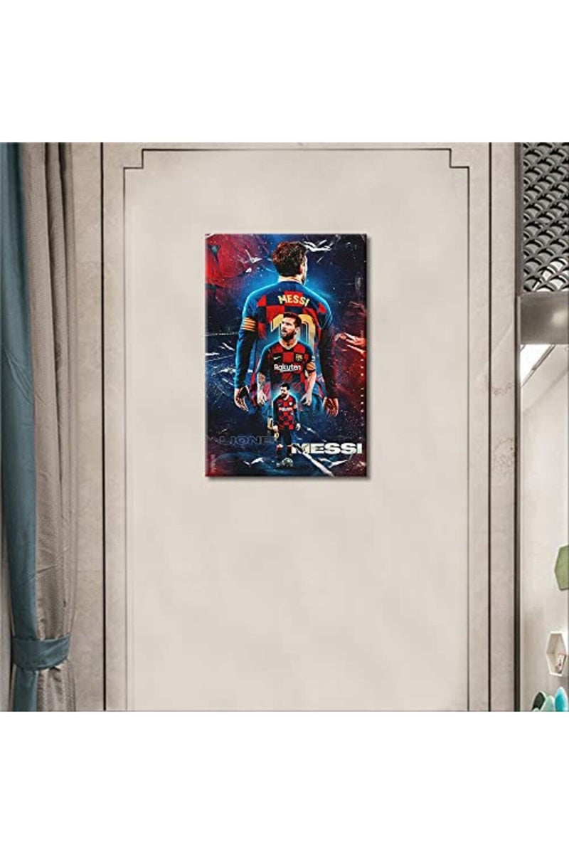 TISHIRON Lionel Messi Posters Canvas Wall Art Prints Painting FC Giant Modern Footballer Artwork - Image 5