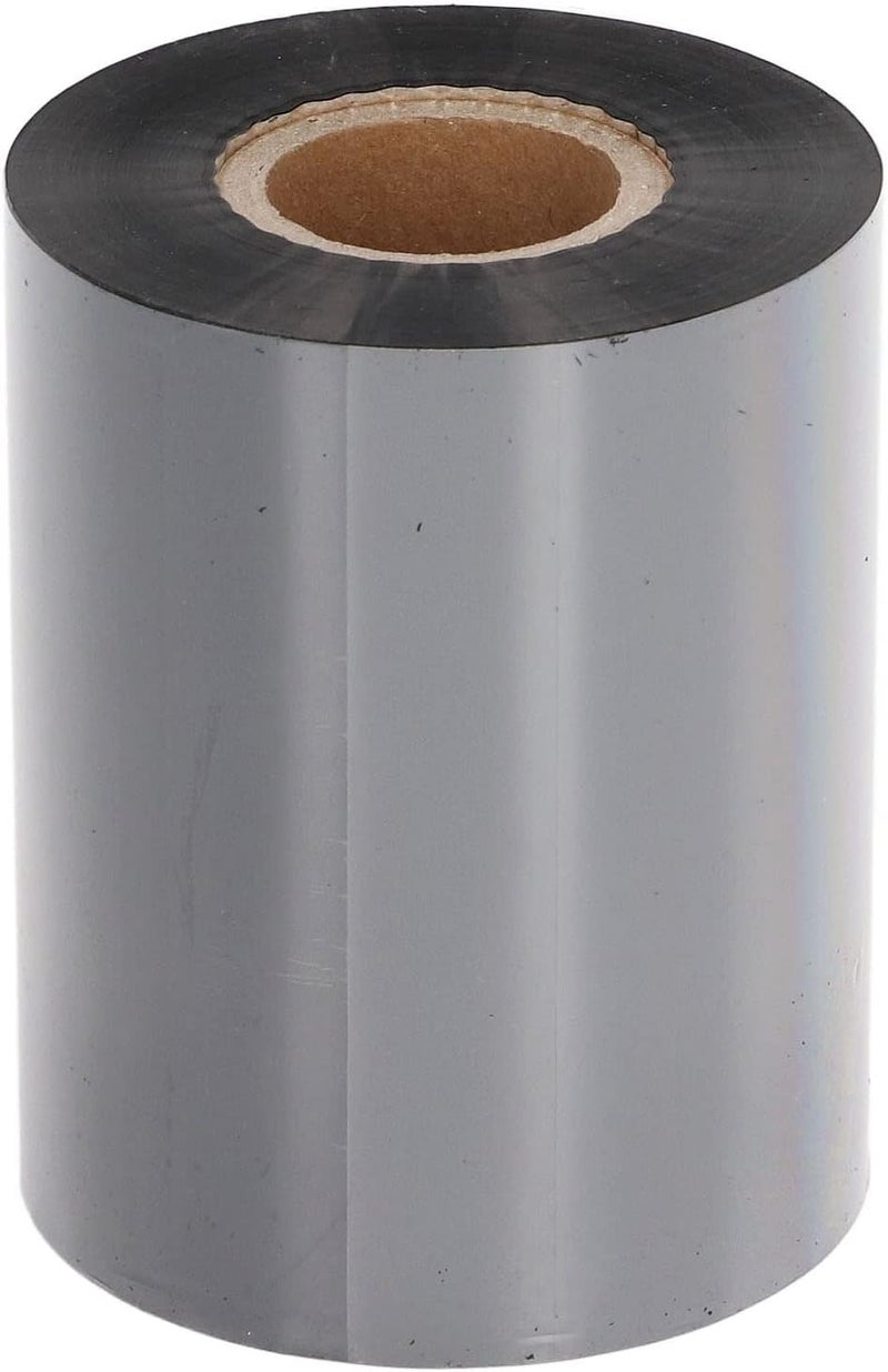 Printing Ribbon Work Transfer Ribbon for Barcode Printer Easy to Install for TSC Argox - Tickets and Warning Labels (80mm*300m) - Image 1