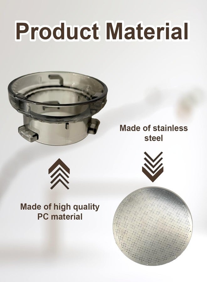 Mealmuse 54mm Dosing Funnel with Stainless Steel Puck Screen Set for Breville Barista Portafilters, Catcan Espresso Portafilter Funnel for Series Barista - Image 2