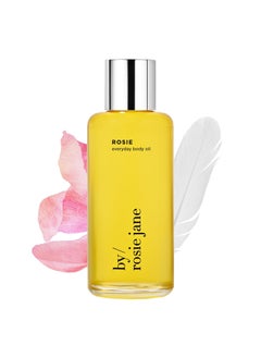 By Rosie Jane Everyday Body Oil Rosie Fragrance  Nude Musk  Sweet Rose Scented Body Care with Sunflower Olive  Rosehip Seed Oil to Hydrate and Nourish Dry Skin 5 fl oz