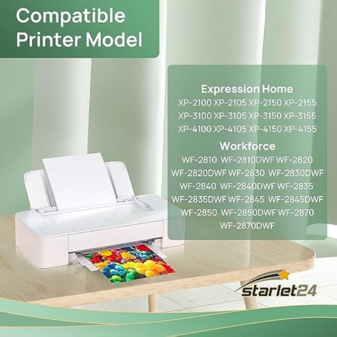 603XL PRINTER CARTRIDGES COMPATIBLE INK CARTRIDGE FOR EPSON 603XL FOR XP 3105 XP 2100 XP 2105 XP 4100 XP 4105 WF 2830 WF 2810 WF 2835 (4BLACK, 2CYAN, 2MAGENTA, 2YELLOW, 10) PACK) - Image 3