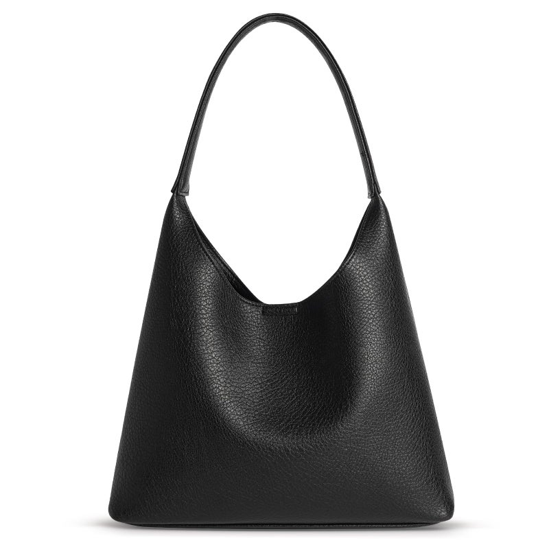 VAYOQON Hobo Bags for Women, Small Slouchy Hobo Purse, Soft Vegan Leather Shoulder Bag Trendy Everyday Tote Handbag, 11'' (28cm) - Image 1