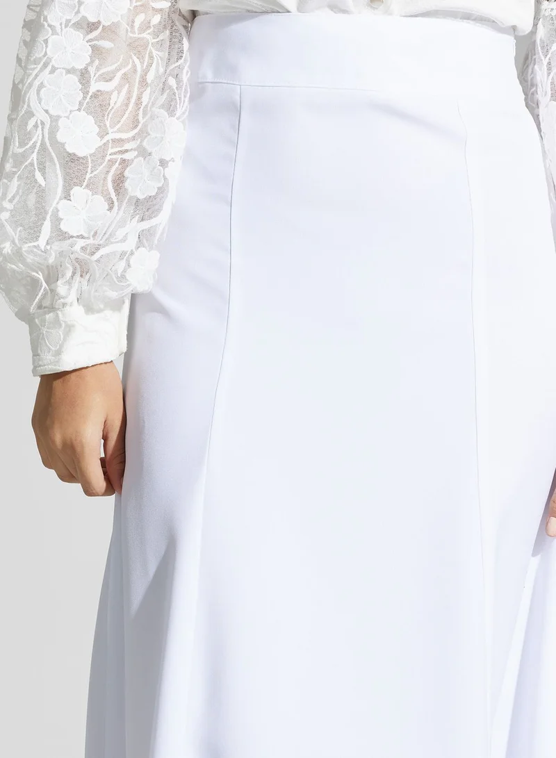 Golden Apple High Waist Tiered Skirt